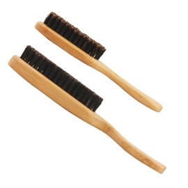 Beavorty Barber Shop Beard Brush Set 2pcs Men Hair Cleaning Styling Brush for Beard Grooming