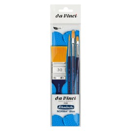Brush Set da Vinci Nova Blue Set for Schmincke NORMA BLUE Oil Paints Water-based da Vinci Nova Blue Set for Schmincke NORMA BLUE Oil Paints Water-Based