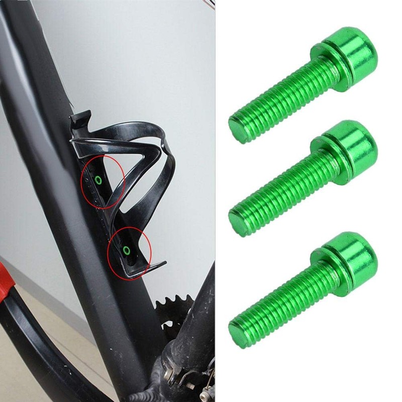 Water Bottle Cage Bolts Holder Screws, 6Pcs M5x25mm Water Bottle