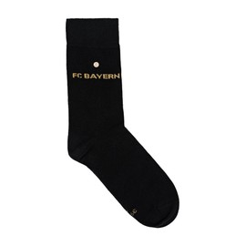 FC Bayern München Business Socks Set of 2 Unisex Black, black