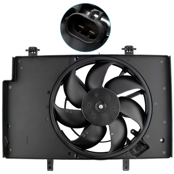 BOXI 621-503 BE8Z8C607A Engine Cooling Fan Assembly Replacement for 2011