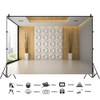CSFOTO 10x7ft Office Backdrop French Windows Business Room Workplace Screen