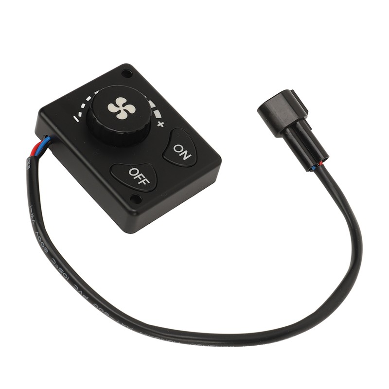 DC12V 24V Parking Heater Controller Knob Switch 3 Pins Port