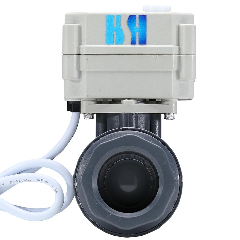 HSH-Flo PVC 2 Way 3/4 inch DN20 12VDC 9-24VAC/DC On/Off