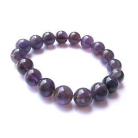 Heilendes Amethyst-Perlenarmband, Stretch, Kristall, modisches Geschenk, Wellness, positive Energie, metaphysischer Edelstein, handgefertigtes Accessoire
