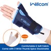 Willcom Night Wrist Brace and Thumb Spica Splint Stabilizer-Breathable Lightweight-Support