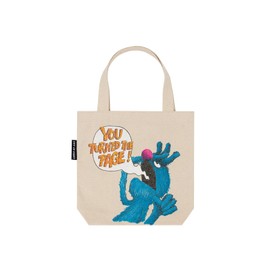 The Monster at the End of This Book Mini Tote Bag with Inner Pocket - Officially Licensed Sesame Street Small Tote for Kids