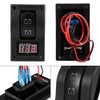 12V DC Marine Boat Voltmeter LED Dual Battery Test Panel
