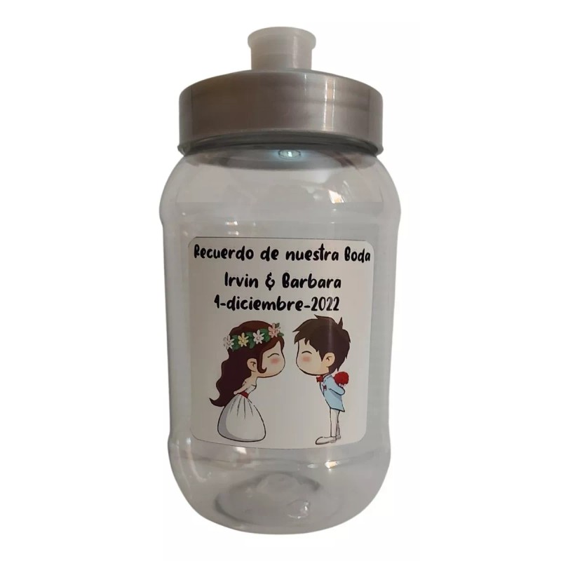 Botella Vaso Cilindro De Boda Recuerdo Fiesta 100 Piezas