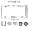 Jesus Fish Faith License Plate Frame Christian Faith Gift License