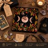 Moonflower Tarot Card Table Cloth for Readings – Decorative Altar