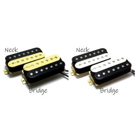 Dragonfire Seven String Humbuckers ~ Screamer Set or Individual Pickup Choice - Bridge Humbucker, Cream Black Zebra