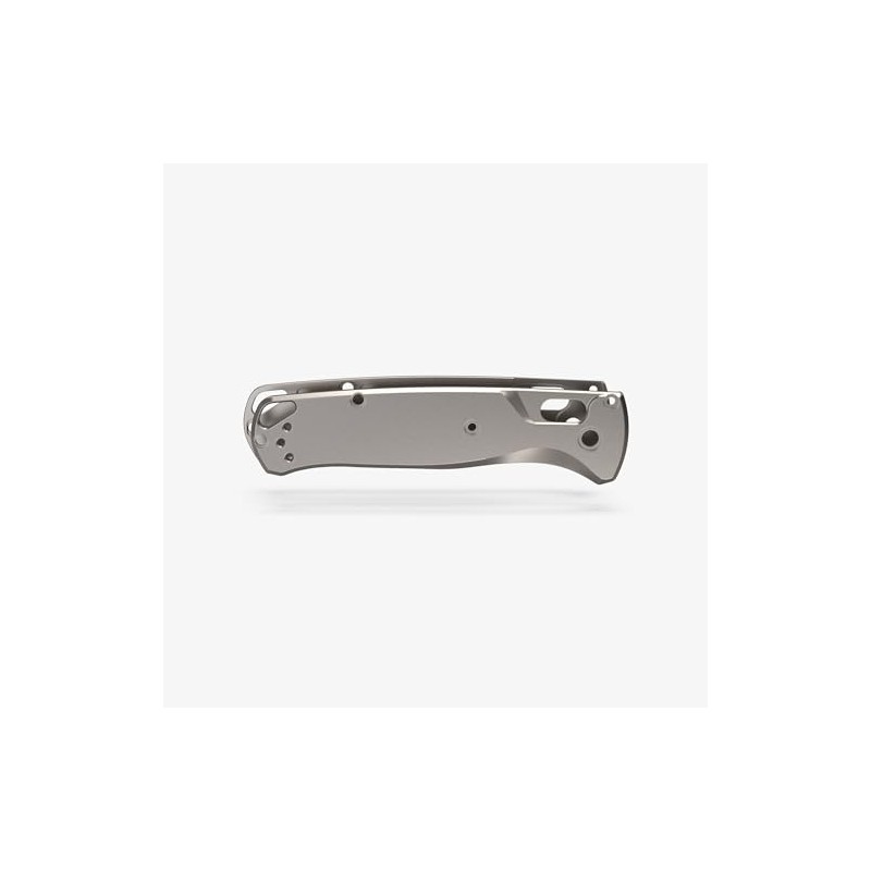 Flytanium Classic Titanium Knife Scales Compatible with Benchmade Bugout Knife,