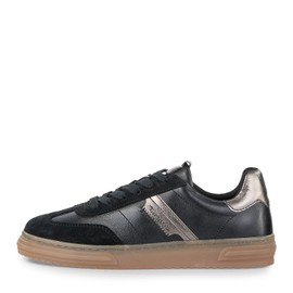 Tamaris Women's Trainers, Black leather