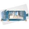 Message In A Bottle Winter Snowy Reindeer Pop Up Christmas