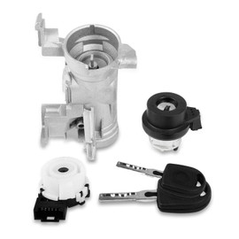 Dixhills Ignition Starter Switch Steering Lock Ignition Lock Cylinder with Key Compatible with A1 A3 Q2 Q3 TT Alhambra Altea Superb III Golf Replacement for 1K0905851B 1K0905865