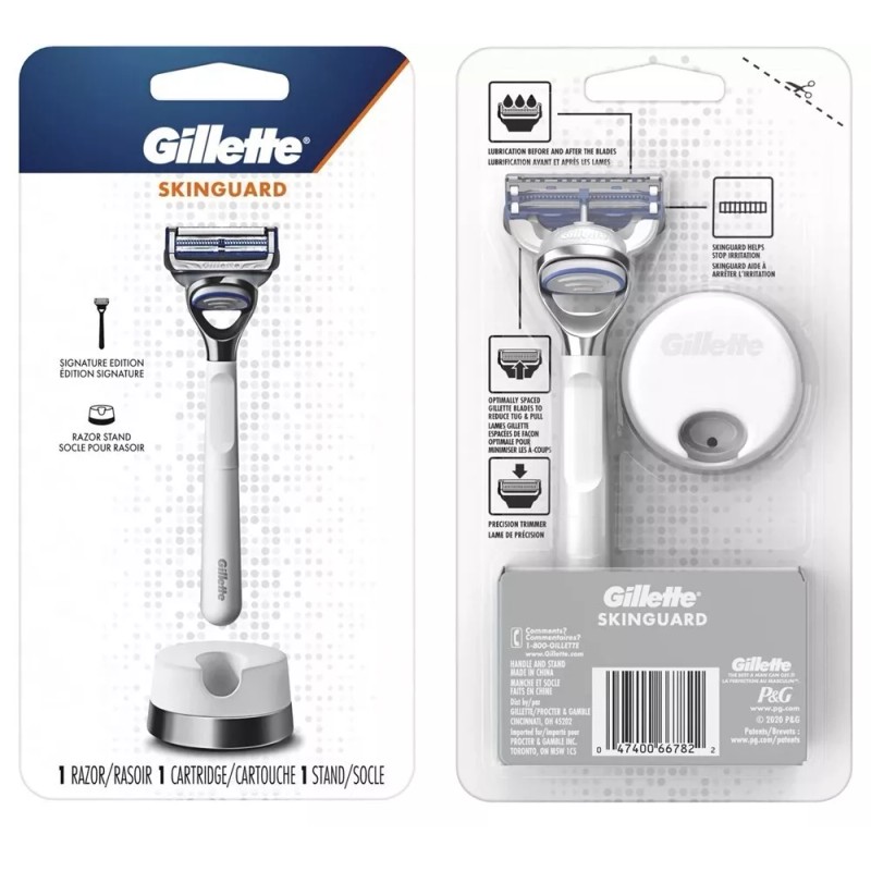 Gillette Skinguard Razor Fits Fusion Proshield Blade Hevy Duty Limited