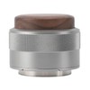 Coffee Distributor Tamper Constant Pressure 304 Stainless Steel Wood Handle