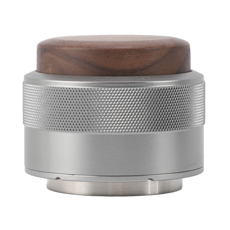 Coffee Distributor Tamper Constant Pressure 304 Stainless Steel Wood Handle