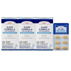GNC Sleep Formula with Ashwagandha (600mg x 30 tablets x 3, 3-month supply) / 지엔씨 (GNC) 슬립 포뮬라 위드 아쉬아간다 (600mgX30정X3개3개월분)