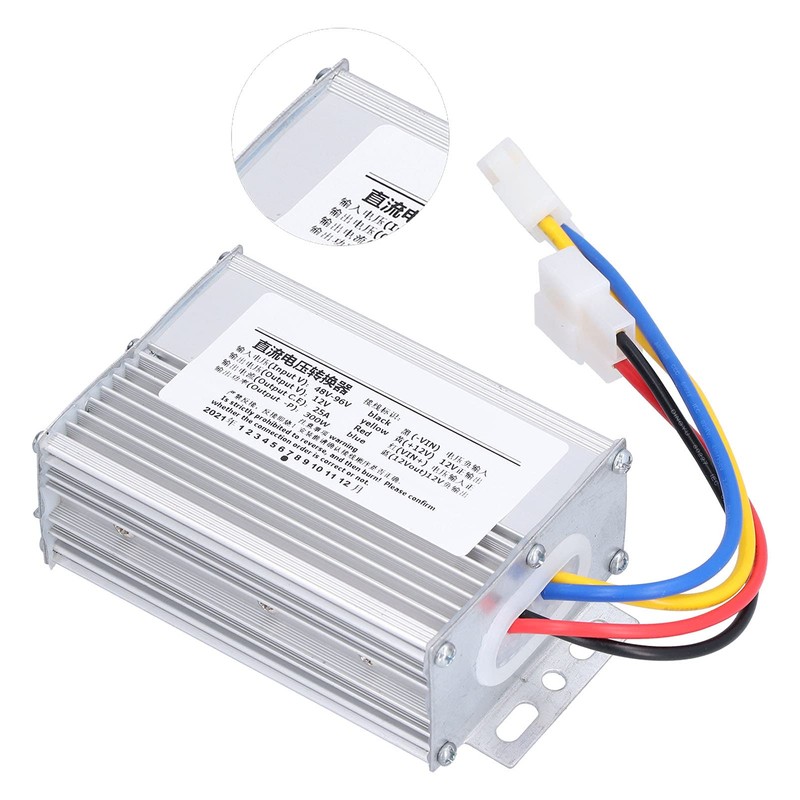 48V-96V to 12V DC Voltage Converter, Waterproof Module Transformer, for