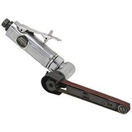 Air Belt Sander with Multipositional grinding arm swivels 360°