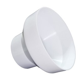 AZITICY PVC Reducer Connector Reducer 150 mm to 100 mm for Ventilation Round Pipe Ventilation Duct Line System (150 mm to 100 mm)