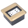 Floor Electrical Outlet Multifunctional Stainless Steel Recessed Concealed Pop Up