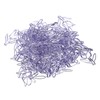 50Pcs Tulip Paper Clips Cute Purple Tulip Design Durable Metal