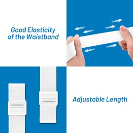 Heagimed Ostomy Belt, Portable Adjustable Ostomy Belt Desige for Two-Piece Ostomy Bags to Reinforcement