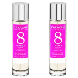 Caravan Damenparfum, 2 Stück, Nr. 8, 150 ml.