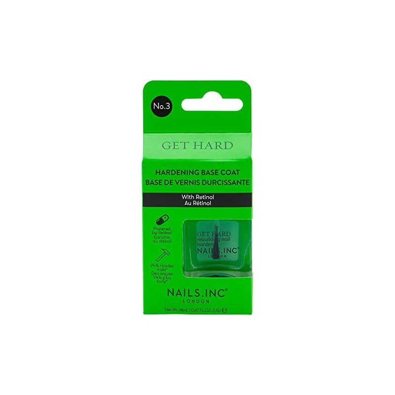 Nails Inc - GET HARD Hardening Base Coat - Strengthening