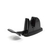 Mystatic BLACK DOOR CLIP FOR STATIC CARAVAN CATCH RETAINER HOLDER