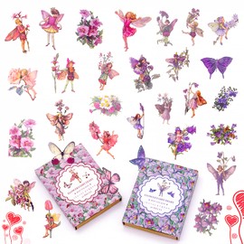 KIBBEH Transparent Decorative Fairy Stickers