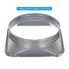 PATIKIL 250mm Pipe Flange Duct Connector Flange Duct Fitting Flange