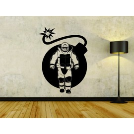 Bombsquad Swat Military Man Vinyl Decal Sticker Wall Boy Girl BombSquad01OCC4 21x28