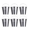 STOBOK 6pcs Serving Buckets Mini Metal Bucket for Icing French