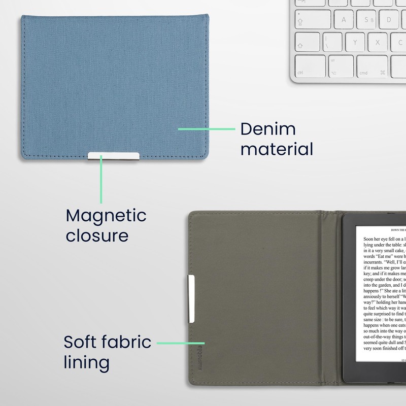 kwmobile Cover Compatible with Kobo Aura H2O Edition 2 -