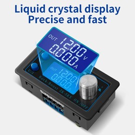 DollaTek DC Buck Boost Spannungswandler 0.6-36V einstellbare Spannung Stromversorgungsmodul Stromwandler digitales LCD-Display
