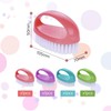 4 Piece Nail Brushes, Handle Cleaning Brush, Cleaning Scrubber, Multifunctional