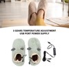 1 Pair Electric Foot Warmer USB Heating Shoes 3 Gears