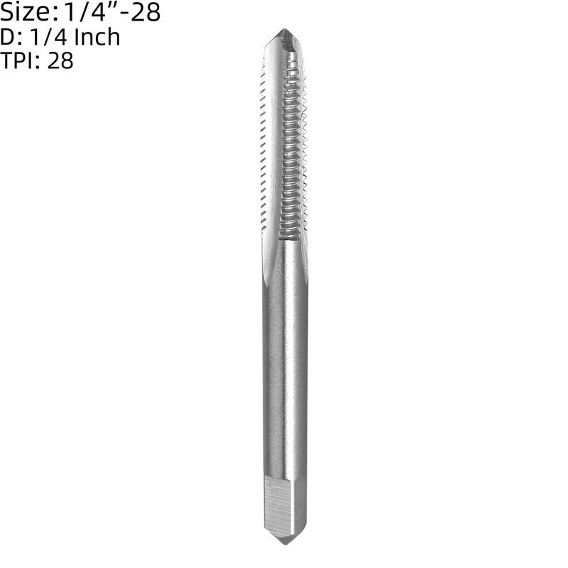 Burkit 1/4"-28 UNF Tap and Die Set Right Hand, 1/4
