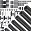 Silicone Vacuum Hose Kit, 5Ft 6PCS Vacuum Hose Automotive &