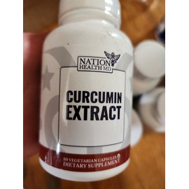 Nation Health MD Curcumin Extract -- 30 CAPSULES --EXP  : 2027