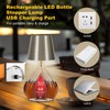 Wireless Bottle Lamp, 2024 New 3 Color Rechargeable Wine Bottle