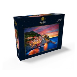 Famous Town of Manarola in Italy - Cinque Terre Liguria - Premium 1000 Piece Jigsaw Puzzle for Adults