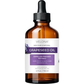velona Aceite De Semilla De Uva 4 Fl Oz | Aceite Transportador Puro Y Natural | Refinado, Prensado En Frío | Cocina, Piel, Cara, Cuerpo, Cuidado Del Cabello | Usar Hoy - Enjoy Results