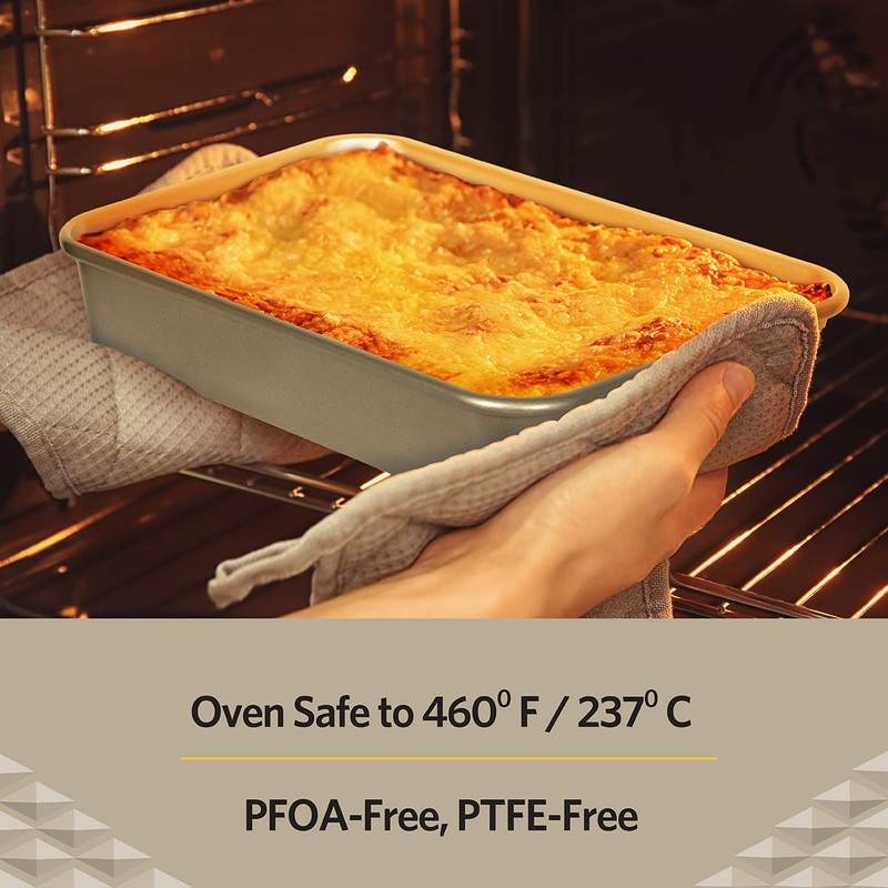 Glad Sartén antiadherente de alta calidad, charola para hornear resistente