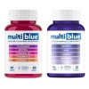 Multiblue Kit Colágeno Biotina + Relax Magnesio, Gaba Sabor Sin