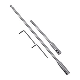 LALAFINA 1Set Extension Bit Set Drill Bit Extender for Carpentry Hand Tool for Turners Includes Bars for Hard to Reach Screws and Bolts